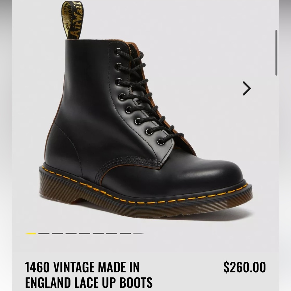 New In Box! - DR MARTENS Airwair 1460 Vintage MADE IN ENGLAND Lace Up Boots